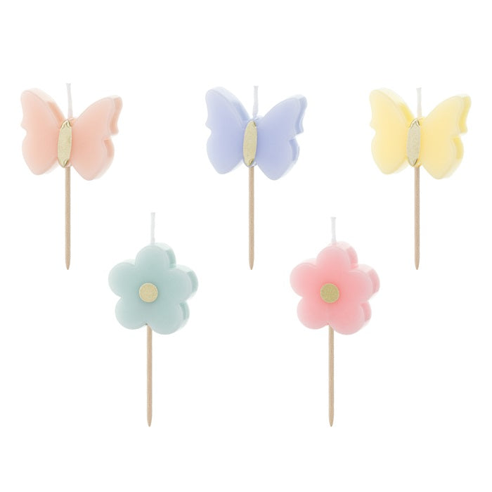 Butterfly Candles (5 pack)
