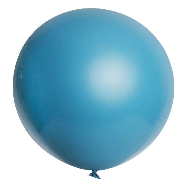 Blue Slate Giant 90cm Round Balloon
