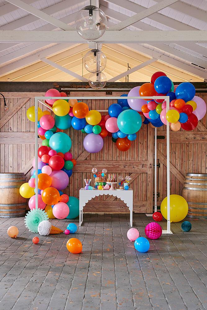 Rainbow Large Balloon Garland Kit – Ruby Rabbit