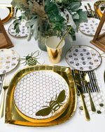 Gold Bee Plates (8 pack)