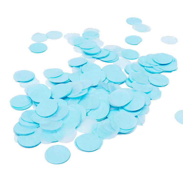 Pastel Blue Confetti