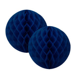 Navy Honeycomb Balls 15cm (2 pack)