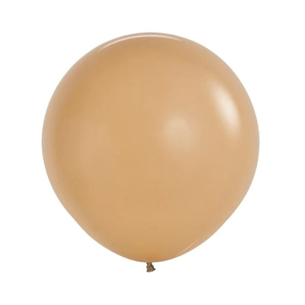 Latte 60cm Round Balloon