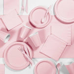 Pale Pink Plates (24 bulk pack)