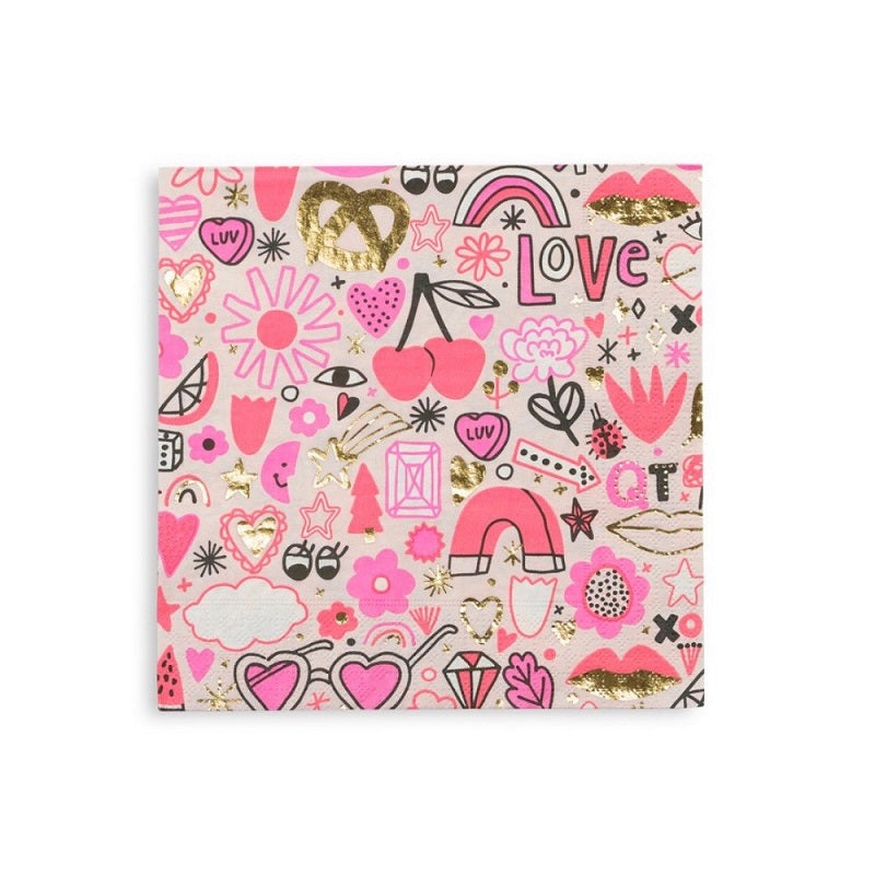 Love Notes Napkins (16 pack)