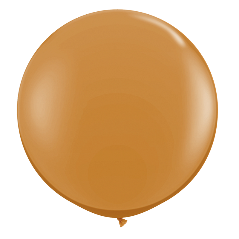 Mocha Giant 90cm Round Balloon