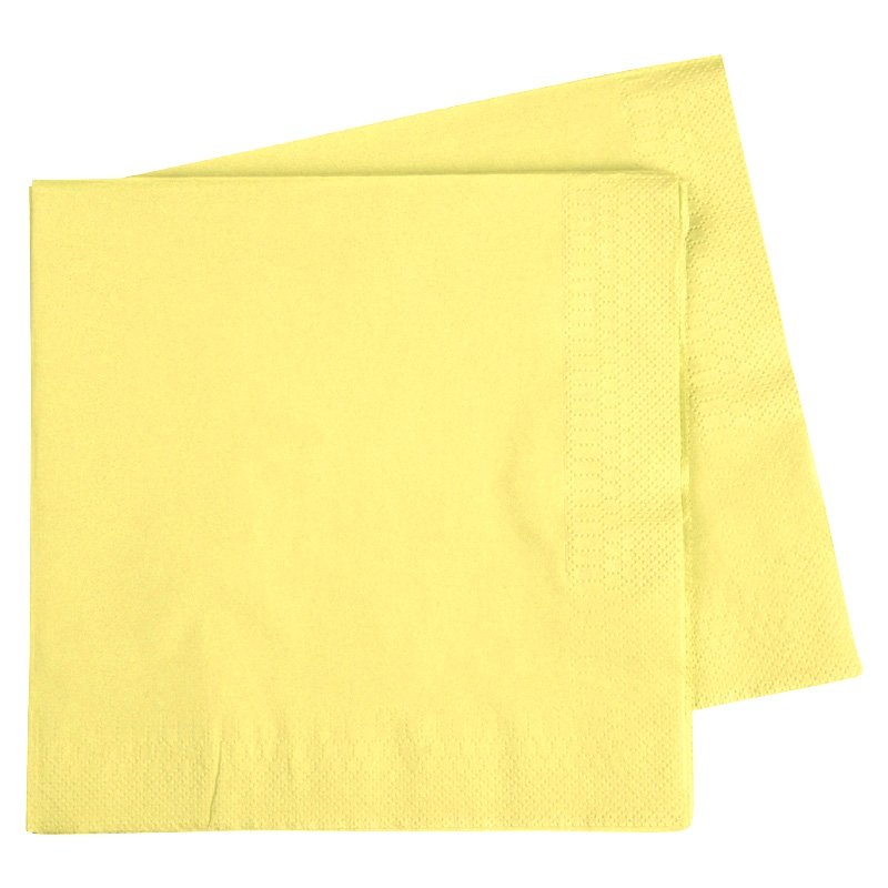 Pastel Yellow Napkins (40 pack)