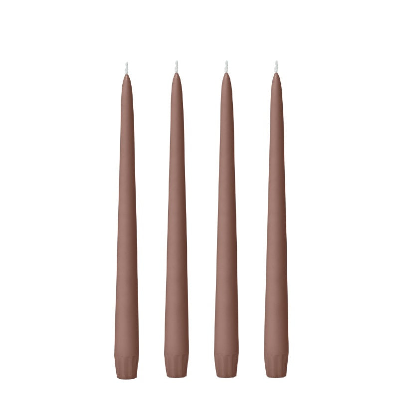 Chocolate Taper Candles (4 pack)