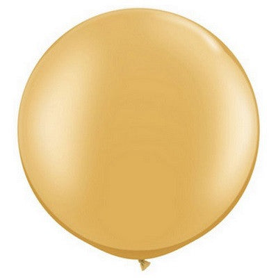 Gold Giant 76cm Round Balloon