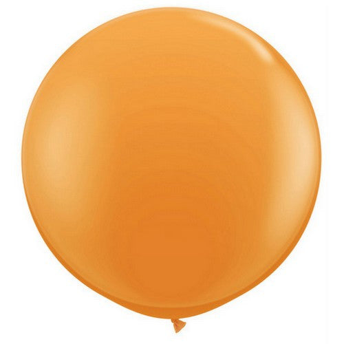 Orange Giant 90cm Round Balloon