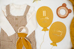 Baby Milestone Balloon Cards (12 pack)