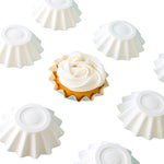 White Bloom Baking Cups (24 pack)