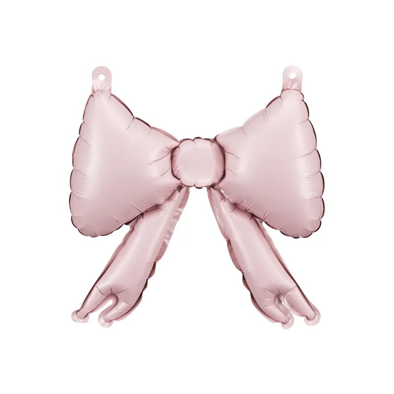 Pink Bow Balloons (5 pack)