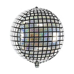 Silver Holographic Disco Ball Balloon