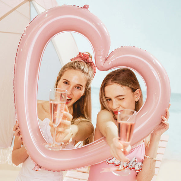 Pink Heart Frame Balloon