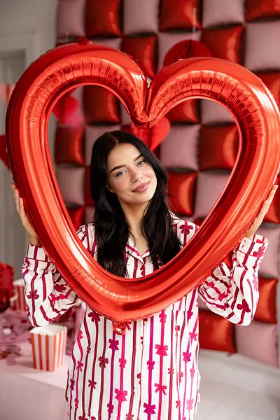 Red Heart Frame Balloon – Ruby Rabbit