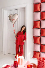 Pink Lace Love Heart Balloon