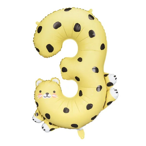 Cheetah Three Balloon