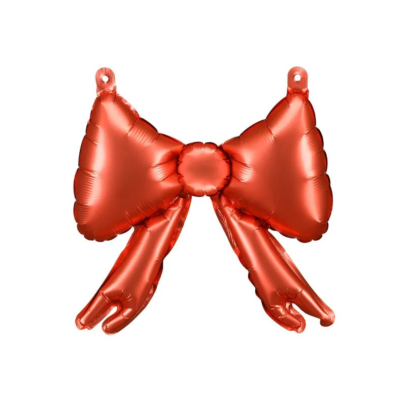 Red Bow Balloons (5 pack)