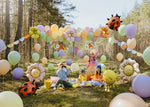 Pastel Daisy Balloon Set (4 pack)