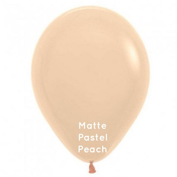 Matte Pastel Standard 30cm Balloons (5 pack)