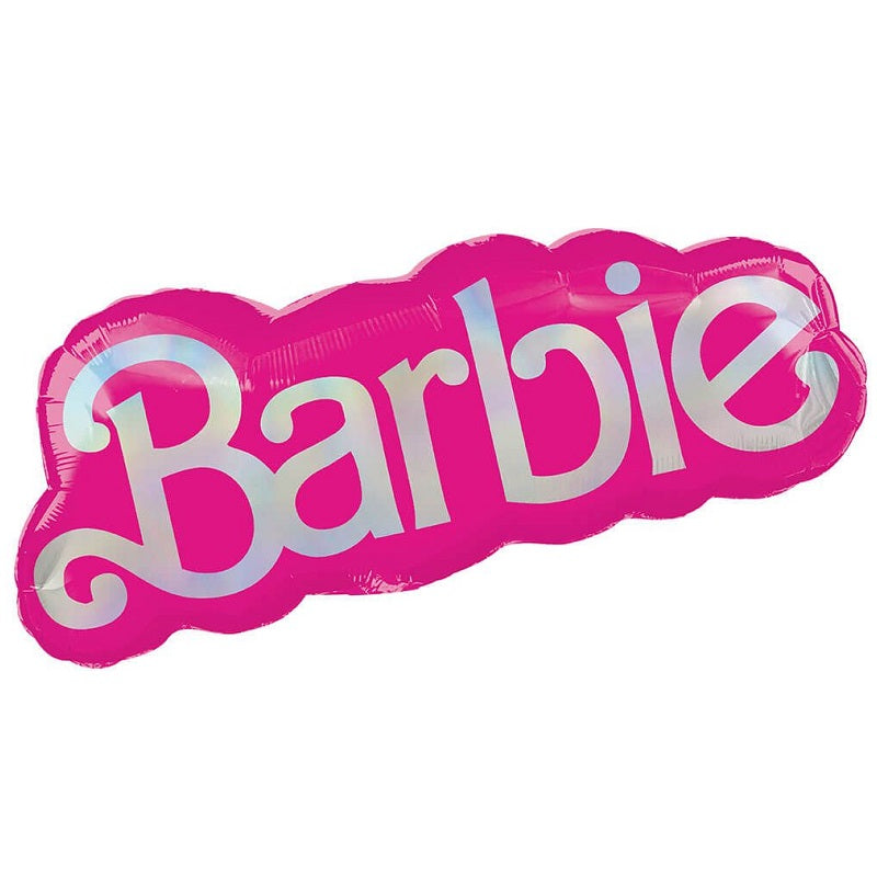 Giant Barbie Logo Balloon