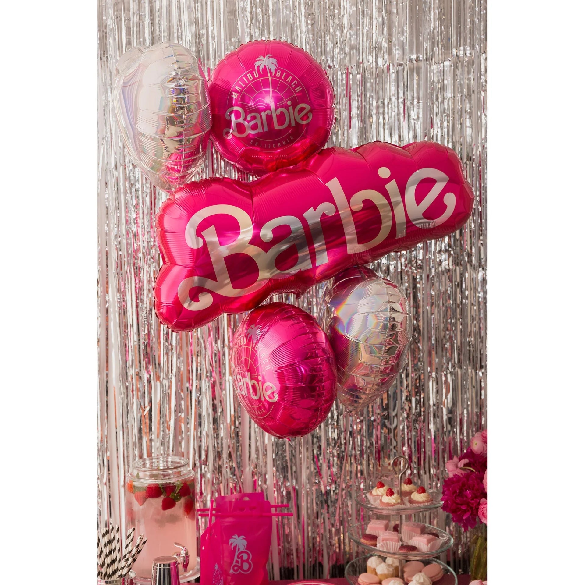 Barbie balloon bouquet hotsell