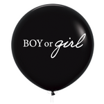 Gender Reveal Boy or Girl Giant 90cm Balloon + Confetti