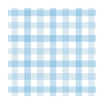 Pale Blue Gingham Napkins (16 pack)