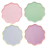 Wavy Bright Plates (8 pack)