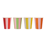 Bright Striped Cups (8 pack)
