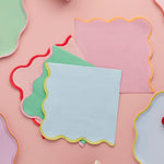 Wavy Bright Napkins (16 pack)