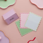 Wavy Bright Place Cards (8 pack)