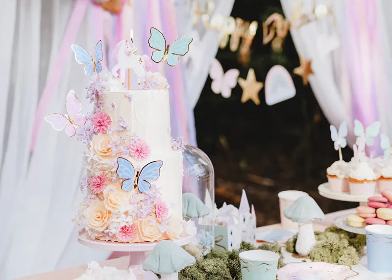 Butterfly Cake Toppers (9 pack) – Ruby Rabbit