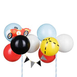 Racing Car Balloon Cake Topper Set