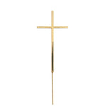Gold Cross Cake Topper