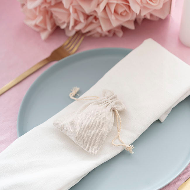 Calico Small Favour Bags (10 pack)