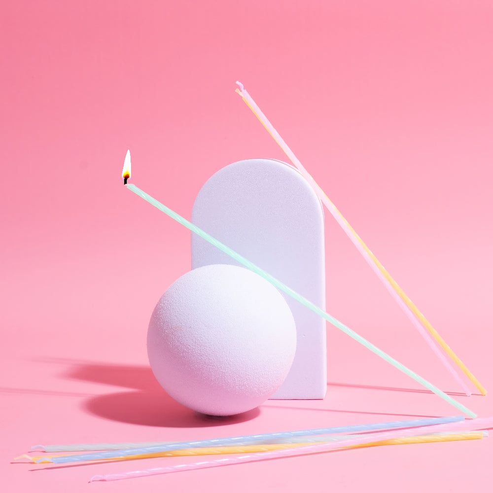 Pastel Tall Spiral Candles (16 pack)