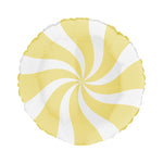 Yellow Candy Swirl 46cm Balloon