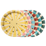 Circus Striped Dessert Plates (6 pack)
