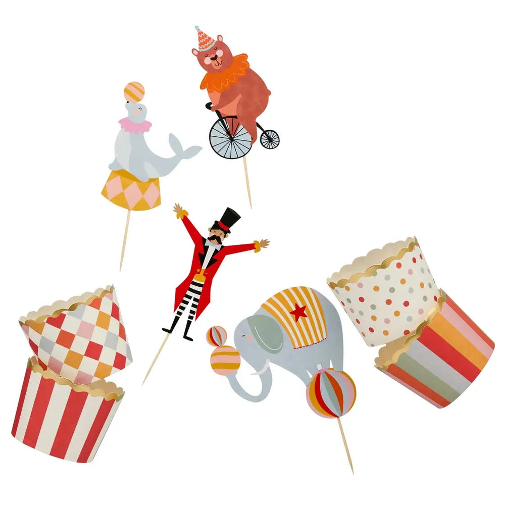 Circus Cupcake Kit (12 pack)