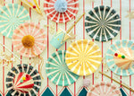 Circus Striped Dessert Plates (6 pack)