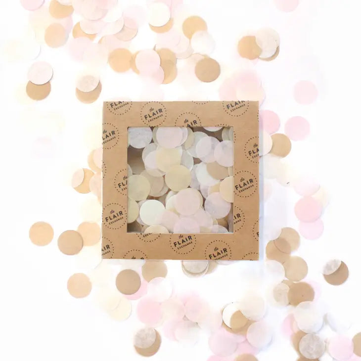 Blushing Handcut Confetti Box