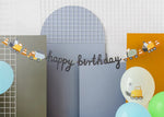 Happy Birthday Construction Banner