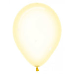Yellow Crystal Pastel Standard 30cm Balloons (4 pack)