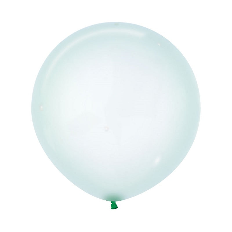 Crystal Pastel Giant 60cm Balloon - Green