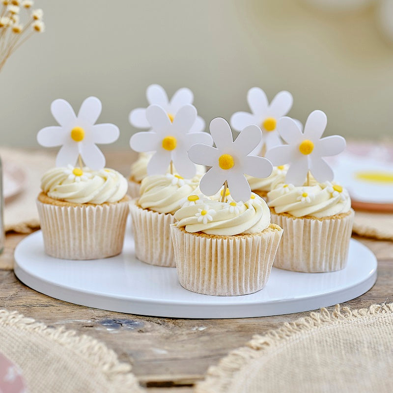 Daisy Cupcake Toppers (12 pack)