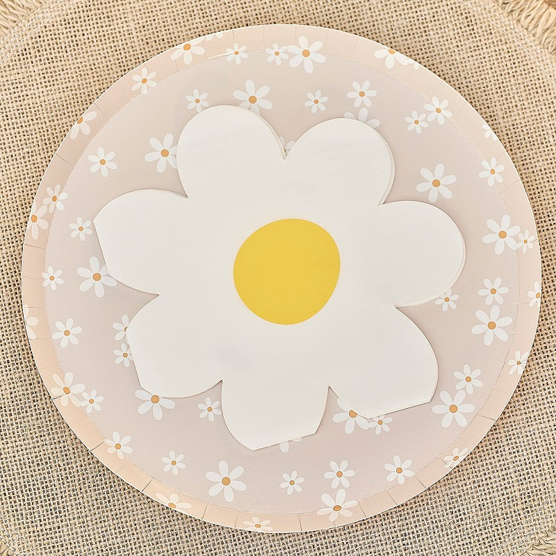 Daisy Floral Napkins (16 pack)