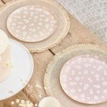 Daisy Floral Plates (8 pack)