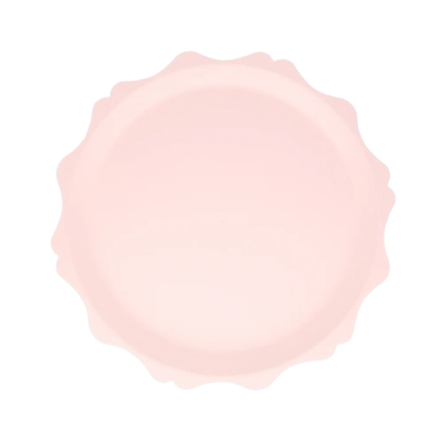 Pink Decorative Edge Plates (8 pack)